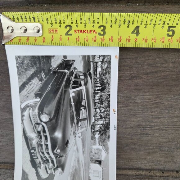 VTG B & W Photo 1954 Cadillac Series 62 Sedan scrapbook collage crafts - Picture 6 of 6